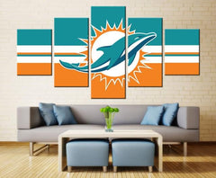 Miami Dolphins Sports Wall Art Decor