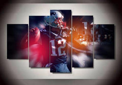 Tom Brady New England Patriots Wall Art Decor