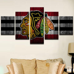 Chicago Blackhawks Sports Team Wall Art Decor