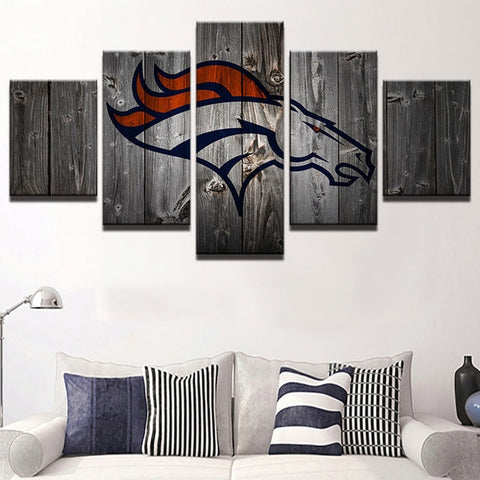 Denver Broncos Team Wall Art Canvas Decor - CozyArtDecor