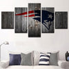 Image of New England Patriots Team Wall Art Canvas Decor - CozyArtDecor