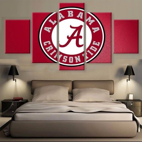 Alabama Crimson Tide Sport Wall Art Canvas Decor - CozyArtDecor