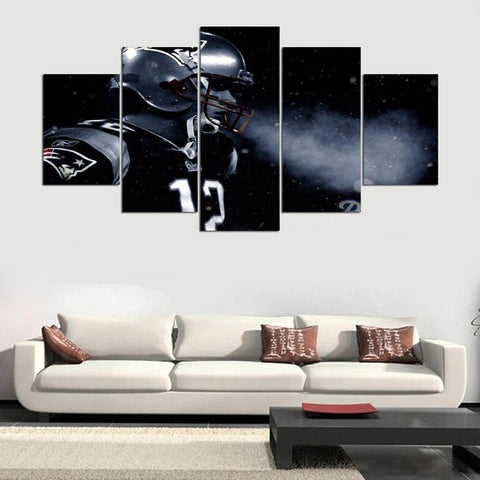 TOM BRADY New England Patriots Wall art Decor - CozyArtDecor