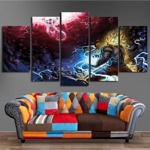 Goku Vs Frieza Dragon Ball Z Wall Art Decor - CozyArtDecor