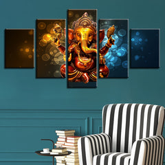 Elephant Trunk God Ganesha Wall Decor Art - CozyArtDecor