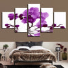 Image of Purple Moth Orchid Flower Wall Art Decor - CozyArtDecor