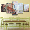 Image of Paris Eiffel Tower Bridge Wall Decor - CozyArtDecor