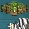 Image of Green Tree Forest Natural Landscape Wall Decor Art - CozyArtDecor