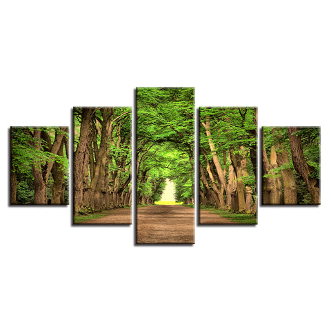 Green Tree Forest Natural Landscape Wall Decor Art - CozyArtDecor