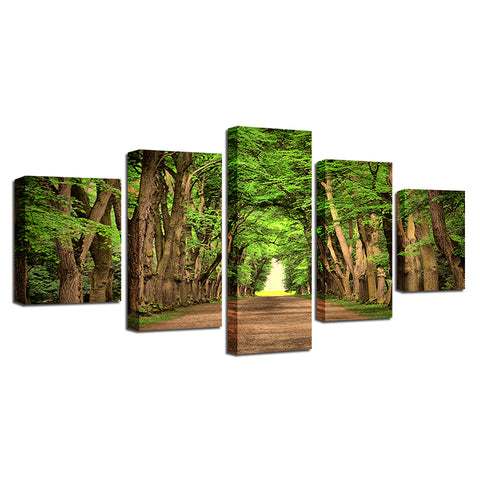 Green Tree Forest Natural Landscape Wall Decor Art - CozyArtDecor