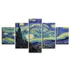 Image of Starry Night Wall Art Decor Canvas Prints - CozyArtDecor