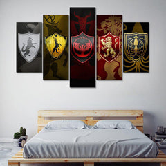 Game of Thrones House Banners Wall Art Decor - CozyArtDecor