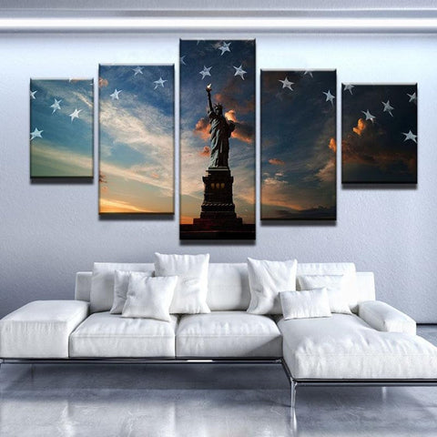 Statue of Liberty New York Wall Art Decor Canvas Printing